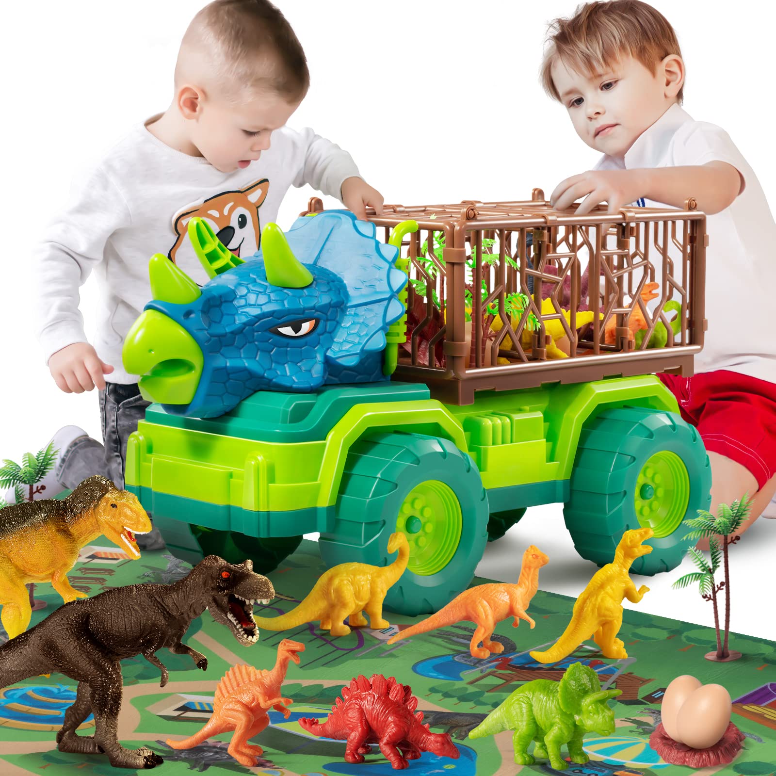 TEMI Dinosaur Truck Toy