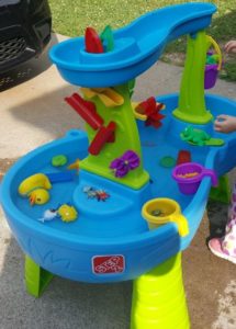 sensory table for 1 year old - Step2 Rain Showers Splash Pond Water Table